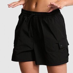 🔥PINK Victoria's Secret Black Sports short Sz Small New